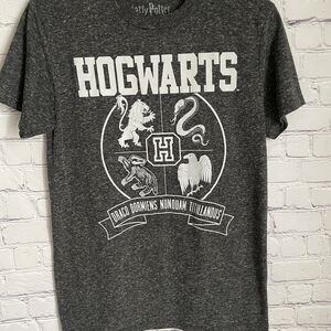 Harry Potter Hogwarts Gray T Shirt Men’s Size S